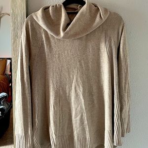 Beige Loft Sweater Turtleneck